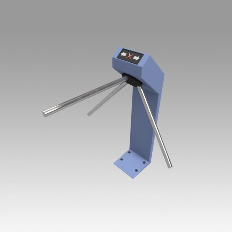 Turnstile tripod Trilock set  3D model_23