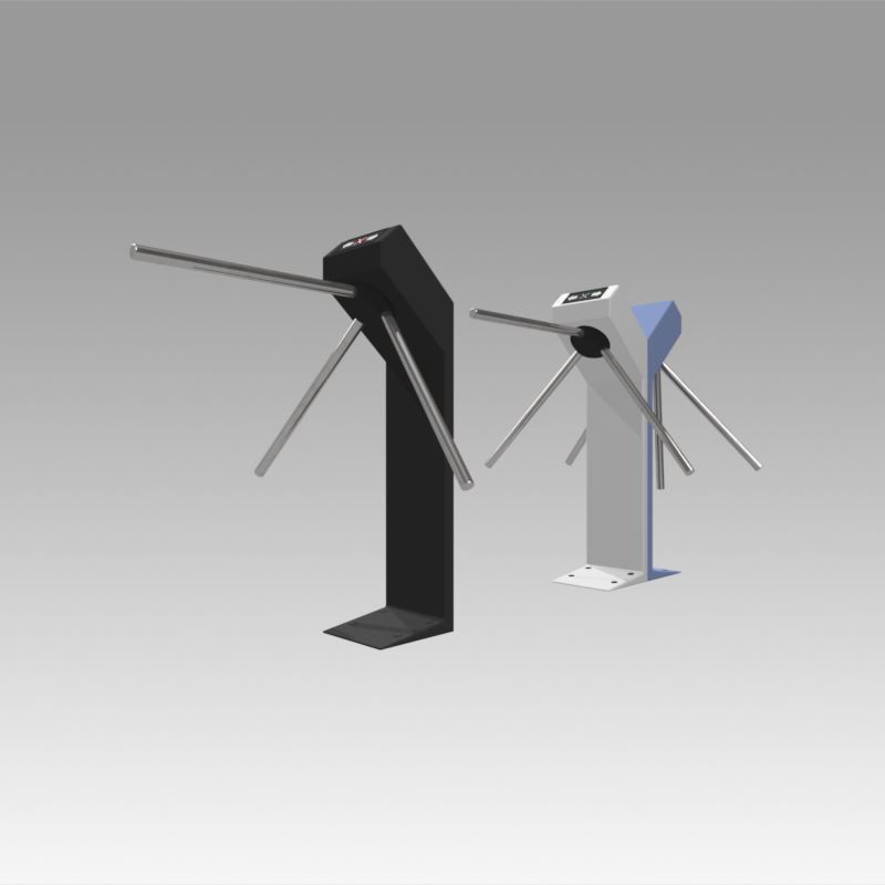 Turnstile tripod Trilock set  3D model_10