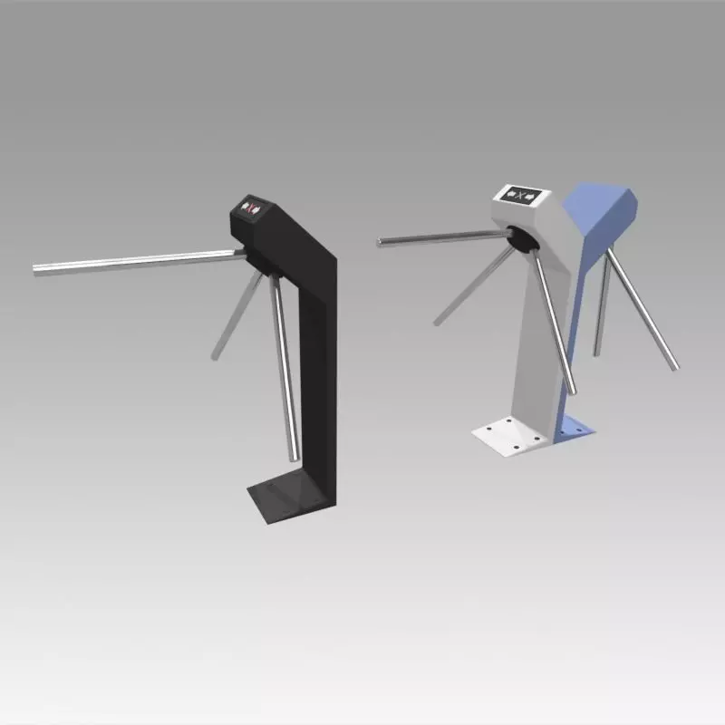 Turnstile tripod Trilock set  3D model_0