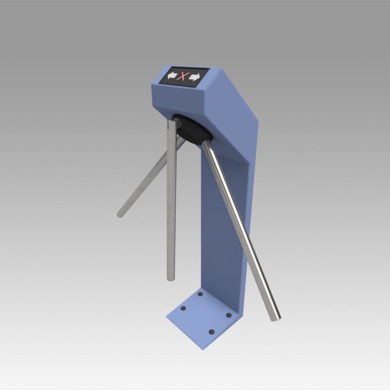 Turnstile tripod Trilock set  3D model_30