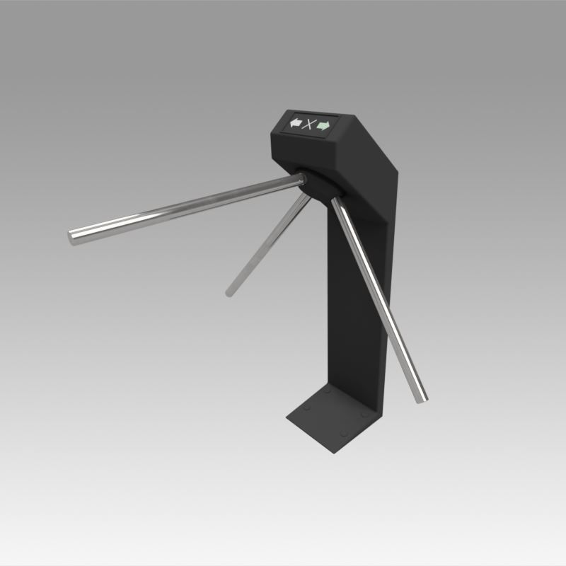 Turnstile tripod Trilock set  3D model_54