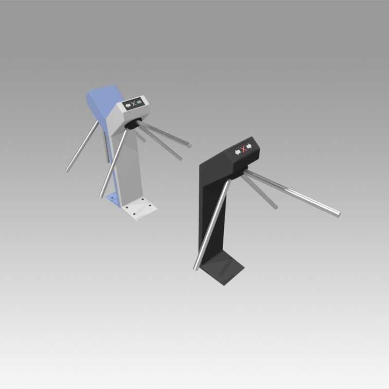 Turnstile tripod Trilock set  3D model_7