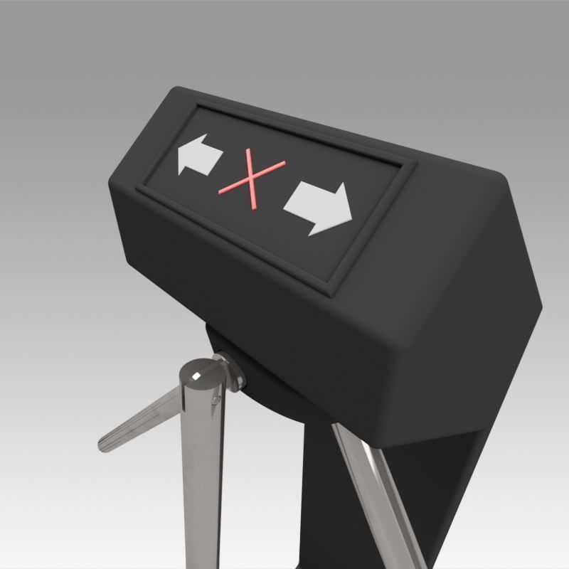 Turnstile tripod Trilock set  3D model_73