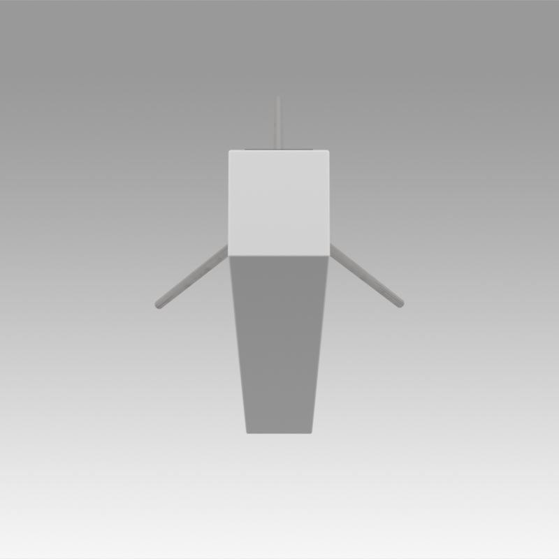 Turnstile tripod Trilock set  3D model_46