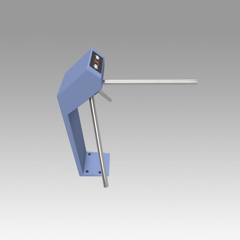 Turnstile tripod Trilock set  3D model_27