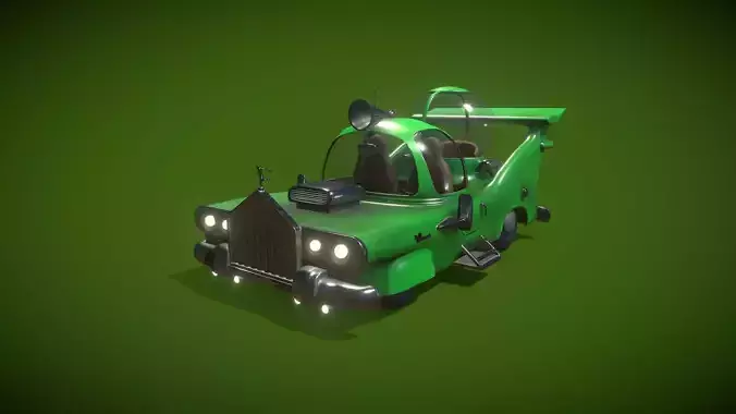 Homer Car Low-poly 3D model