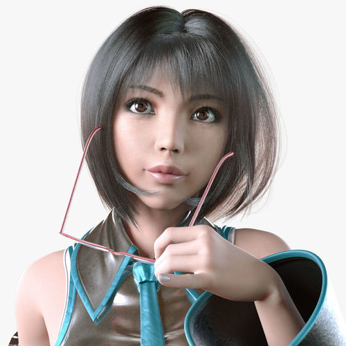 Sayuri Kouzuki V1 for Maya 3D model