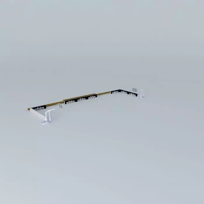 fiba basketball court 3D model_0