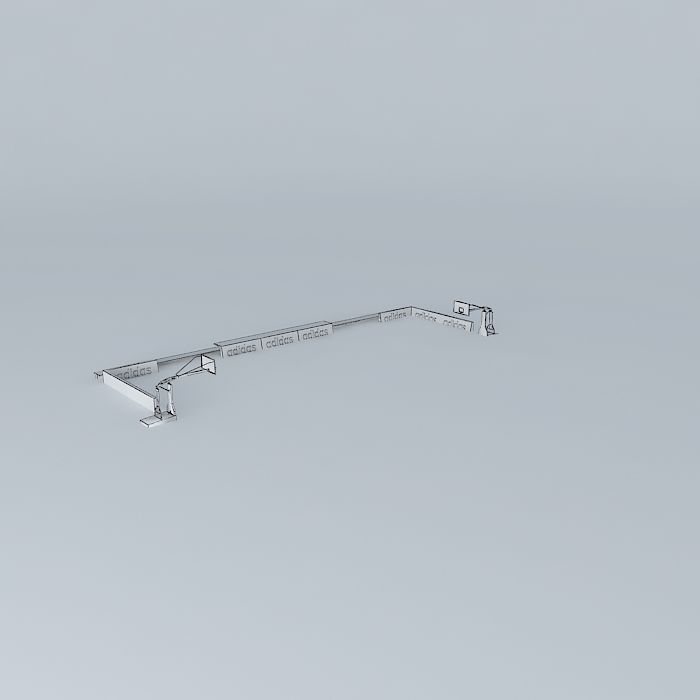 fiba basketball court 3D model_3