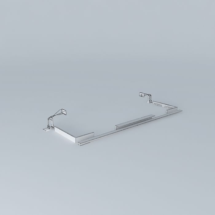 fiba basketball court 3D model_4