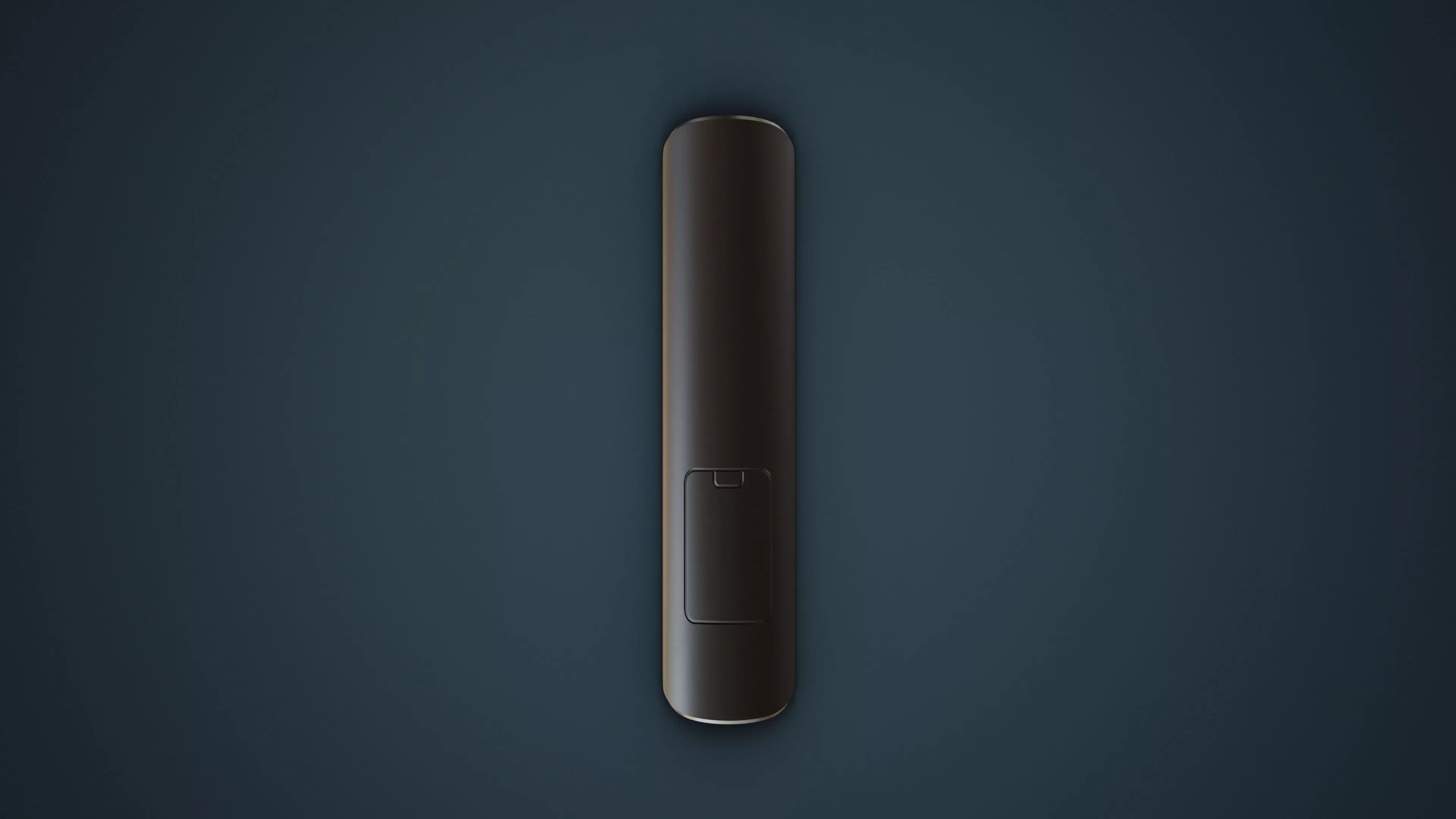 Smart TV Remote Low-poly 3D model_7