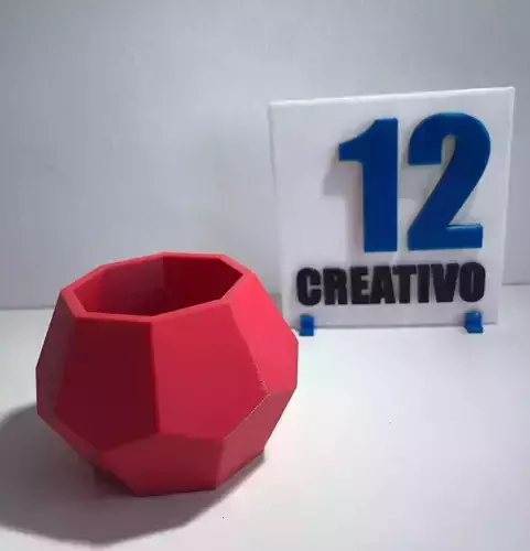 OCTAPLANTER - POT PLANTER SUCULENTS LOW POLY