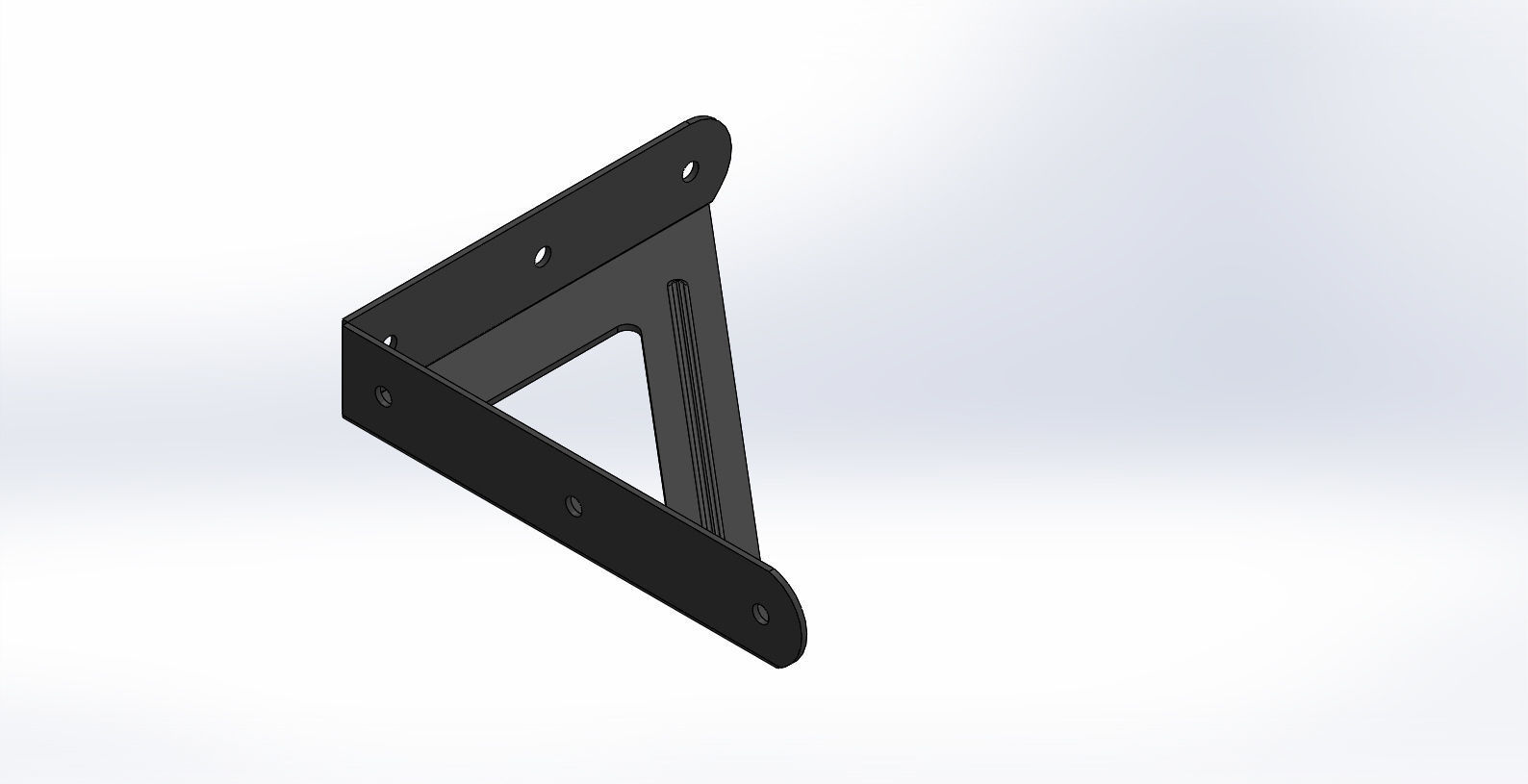 Metal bracket 3D model_1