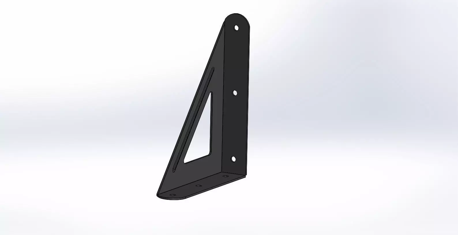 Metal bracket 3D model_0