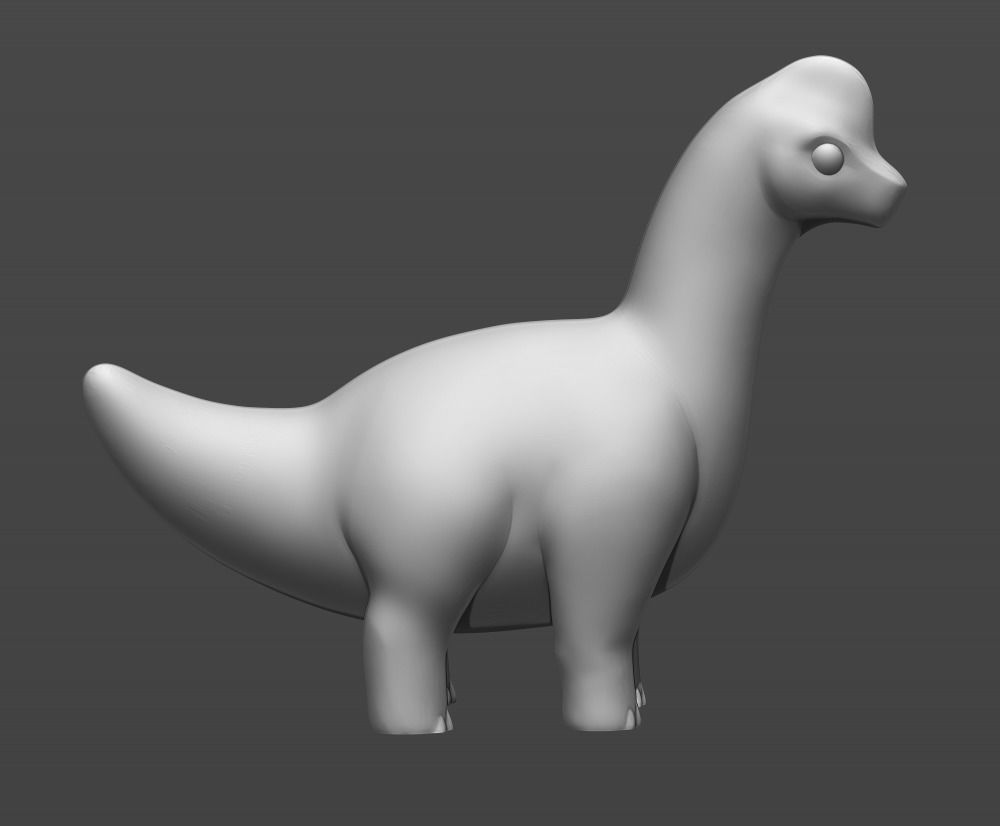 Cute dinosaurs  3D print model_14