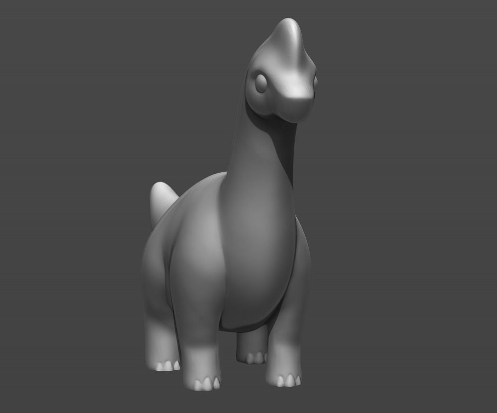 Cute dinosaurs  3D print model_13