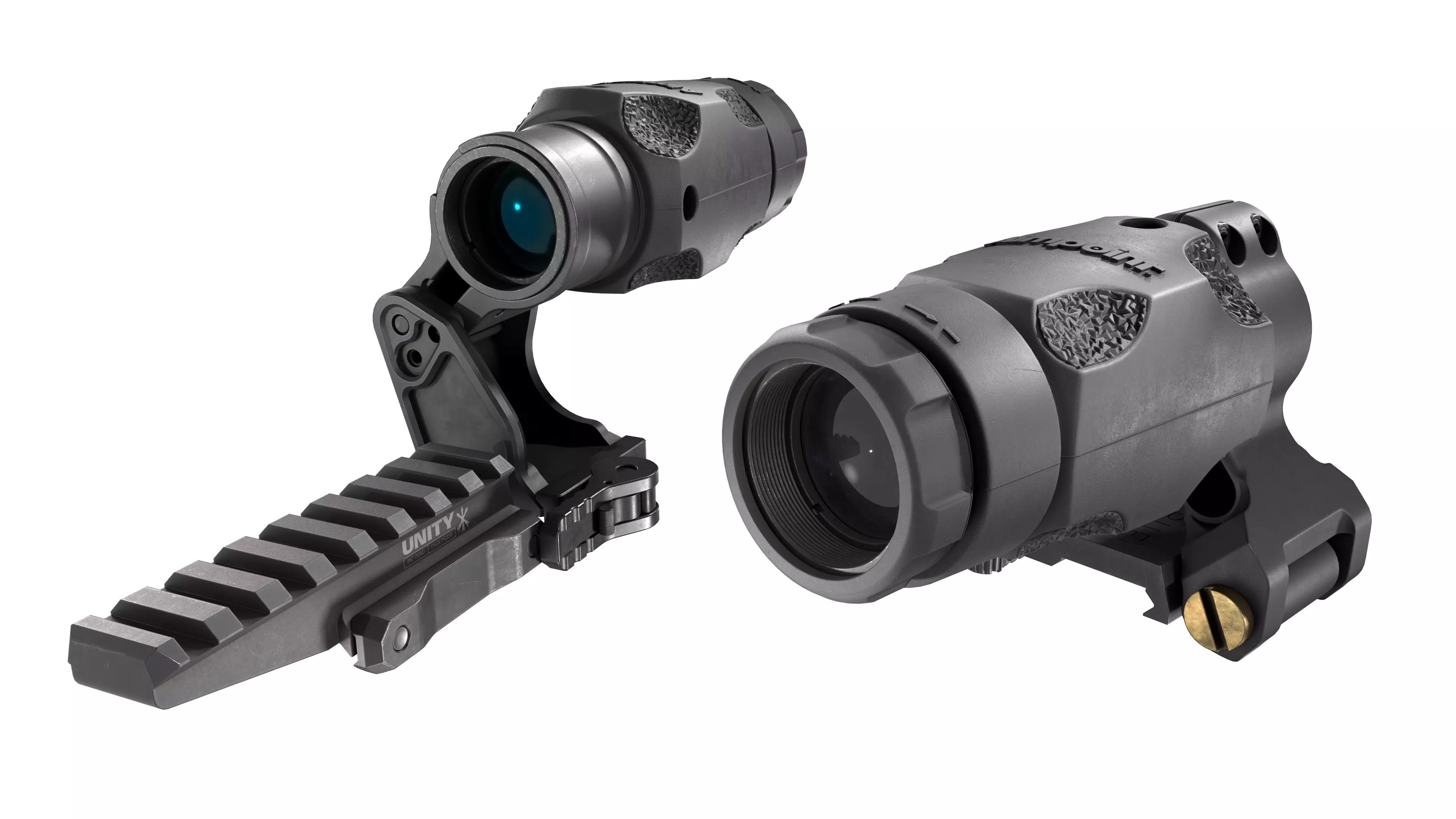 Complete rifle scope and red dot optic bundle 3D Model Collection_0