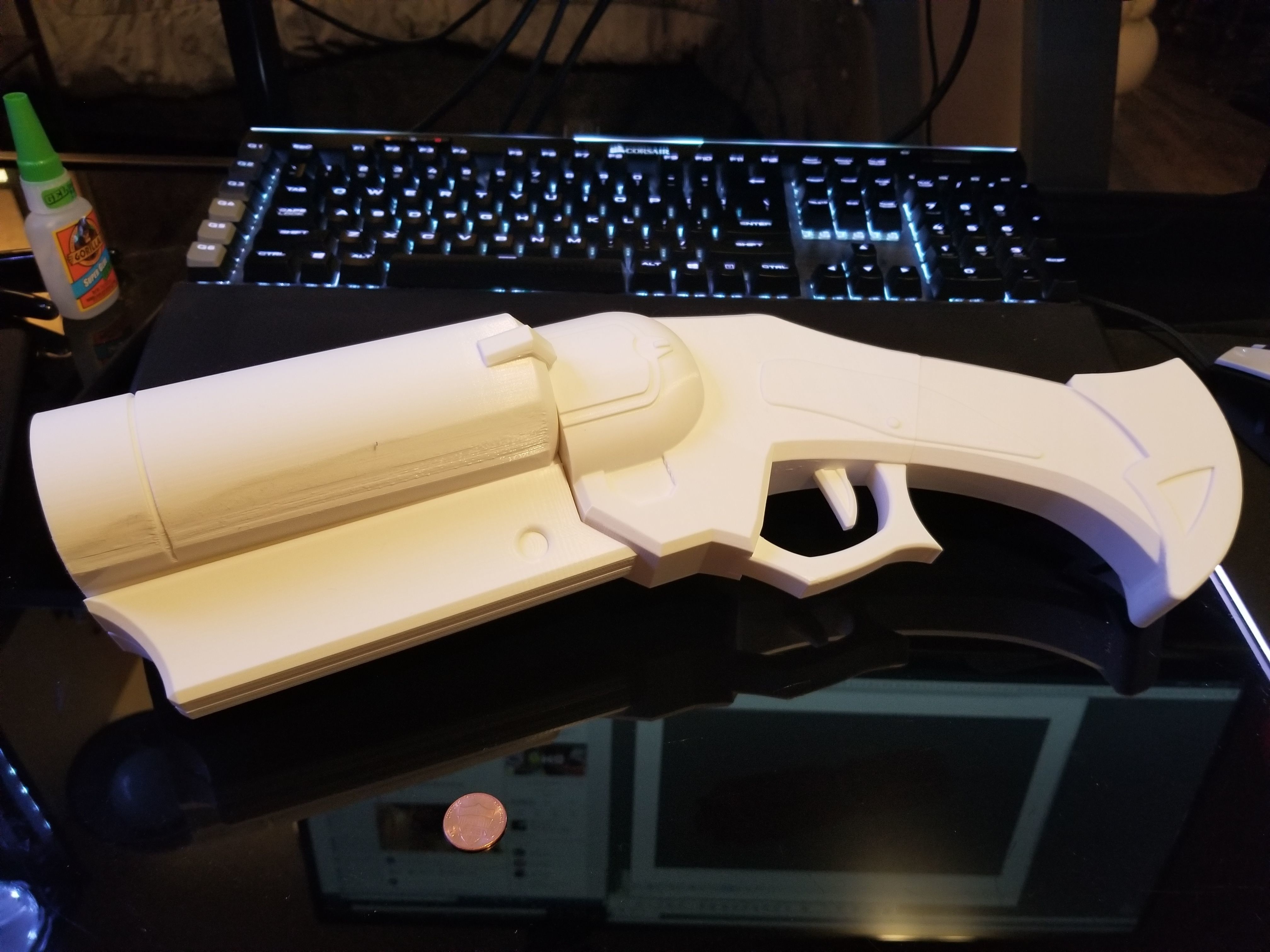 Ashe Cosplay Weapon Set 3D Printing 3D print model_4