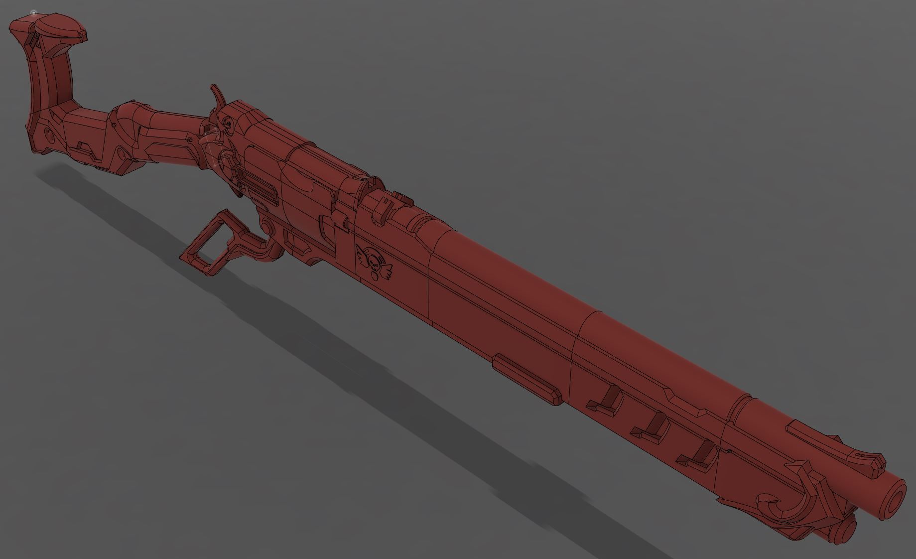 Ashe Cosplay Weapon Set 3D Printing 3D print model_11