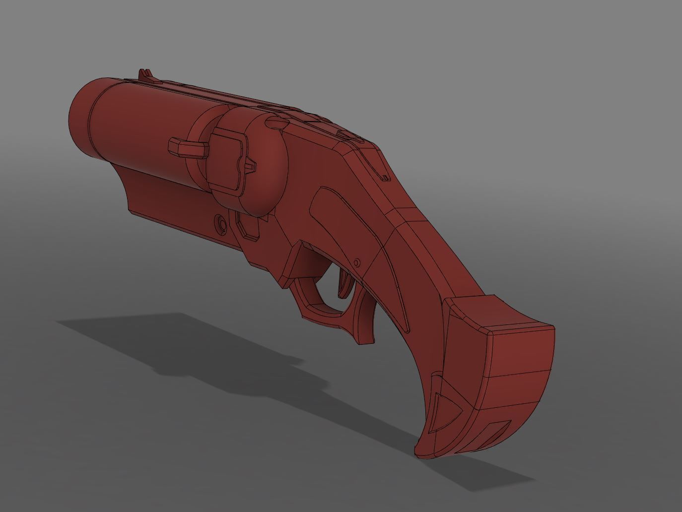 Ashe Cosplay Weapon Set 3D Printing 3D print model_15