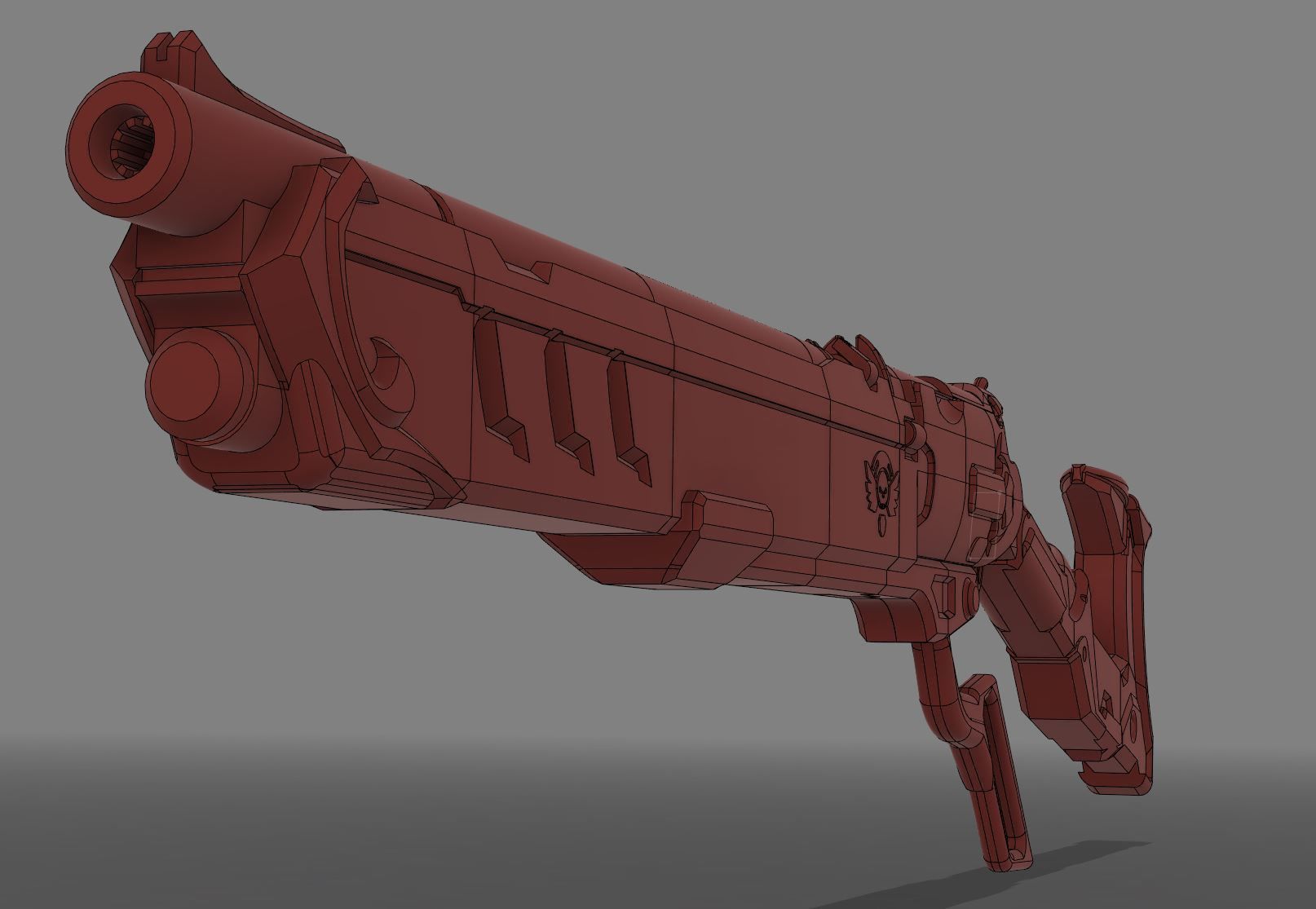 Ashe Cosplay Weapon Set 3D Printing 3D print model_2