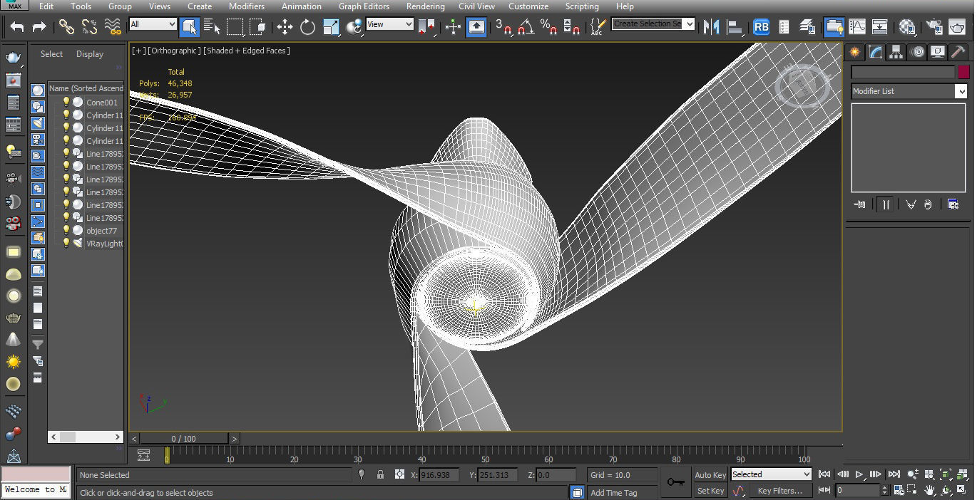 Artemis ceiling fan 3D model_8