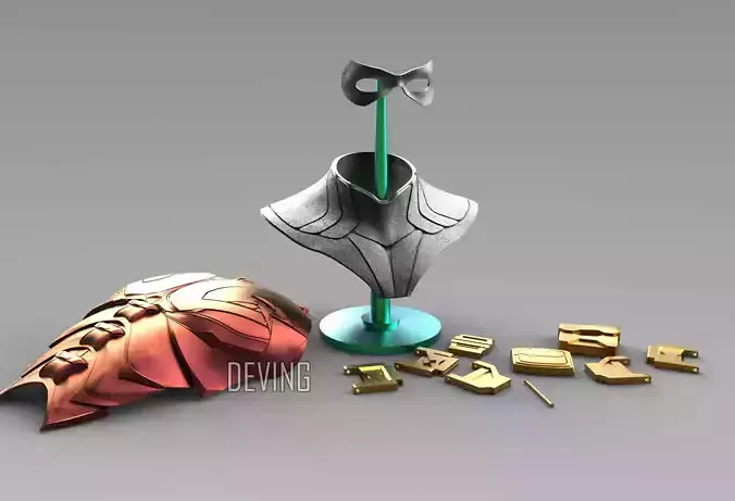 TITANS-ROBIN ARMOR -DICK GRAYSON- BY DEVING 3D print model