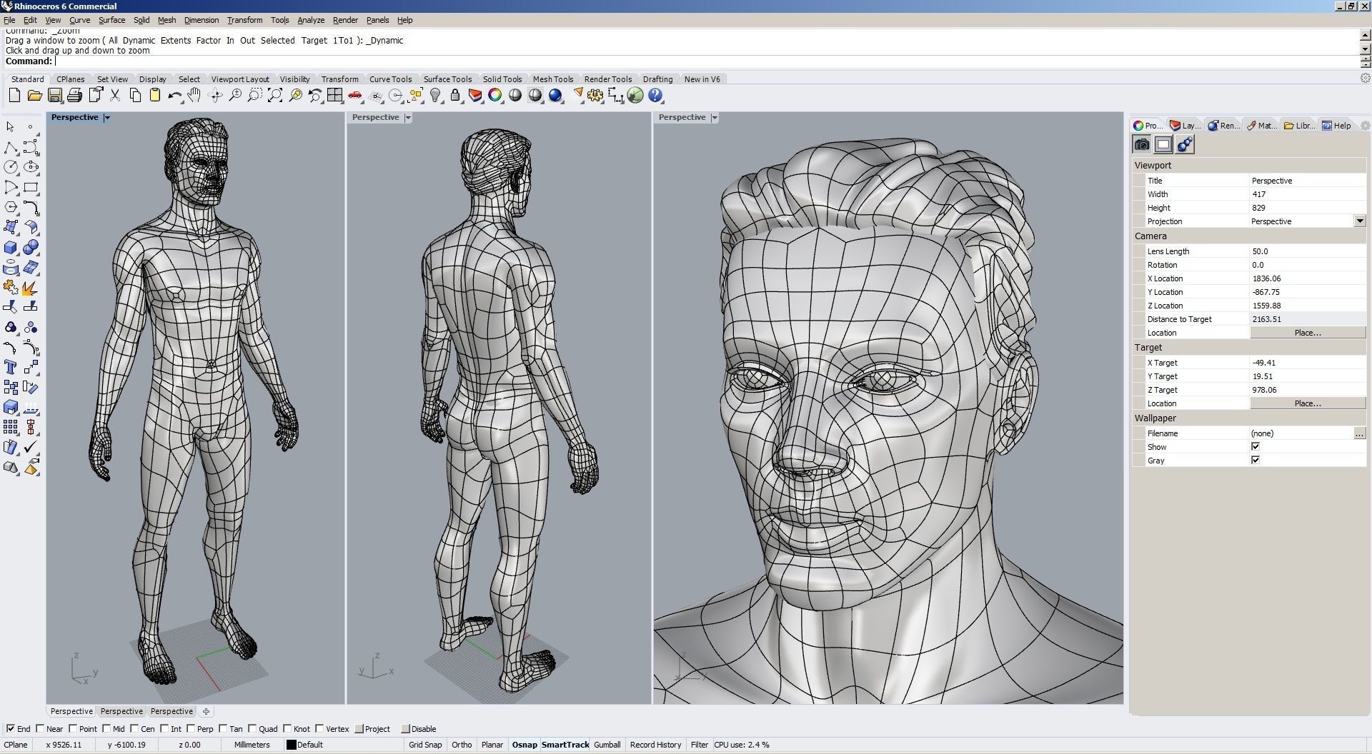 CAD-friendly Male Model M2P1D0V1 3D model_16