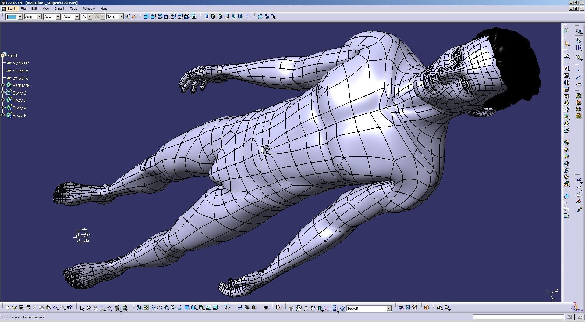 CAD-friendly Male Model M2P1D0V1 3D model_21