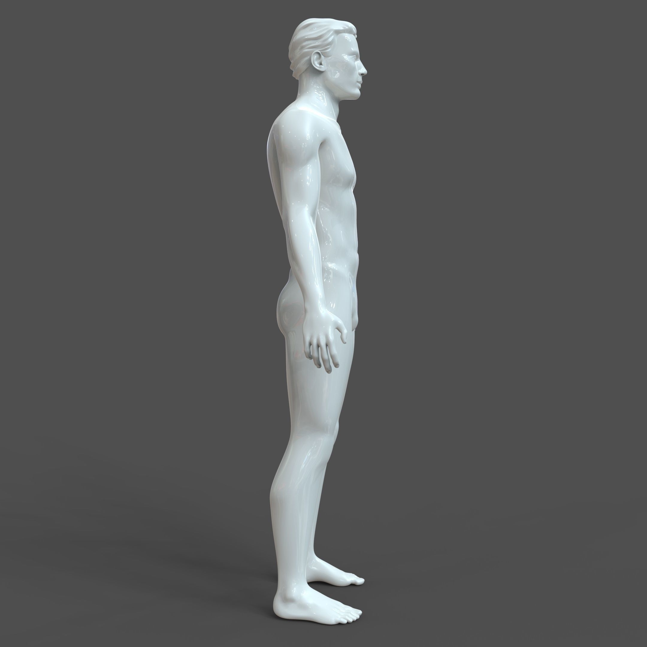 CAD-friendly Male Model M2P1D0V1 3D model_3