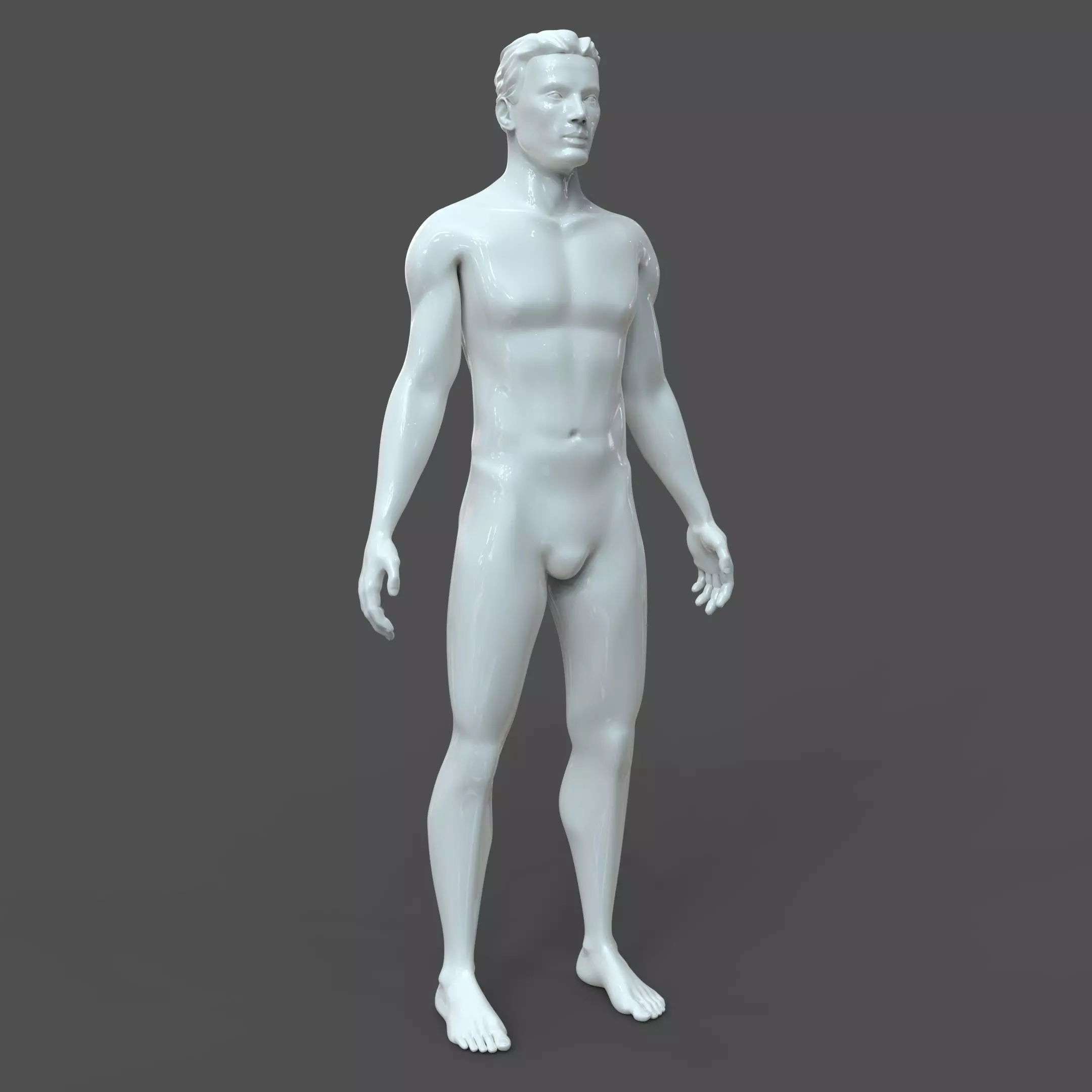 CAD-friendly Male Model M2P1D0V1 3D model_0