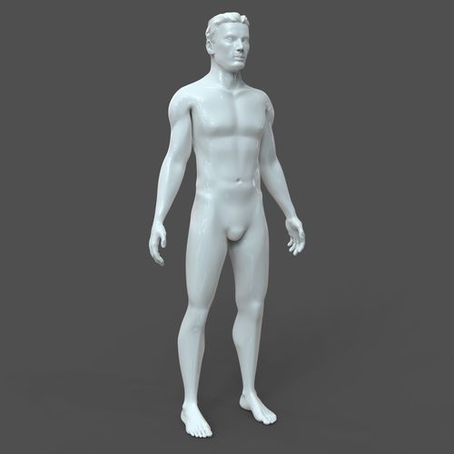 CAD-friendly Male Model M2P1D0V1 3D model