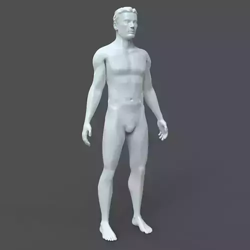 CAD-friendly Male Model M2P1D0V1 3D model CAD-friendly Male Model M2P1D0V1 3D model