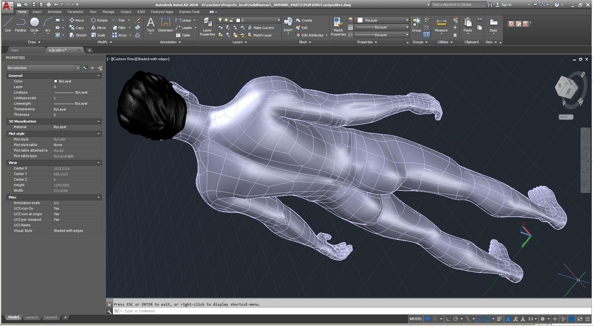 CAD-friendly Male Model M2P1D0V1 3D model_23