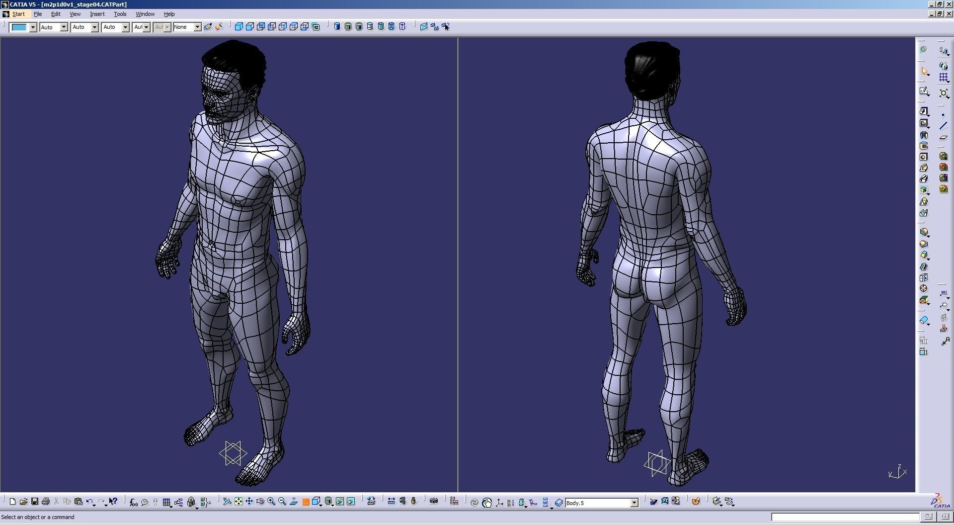 CAD-friendly Male Model M2P1D0V1 3D model_20