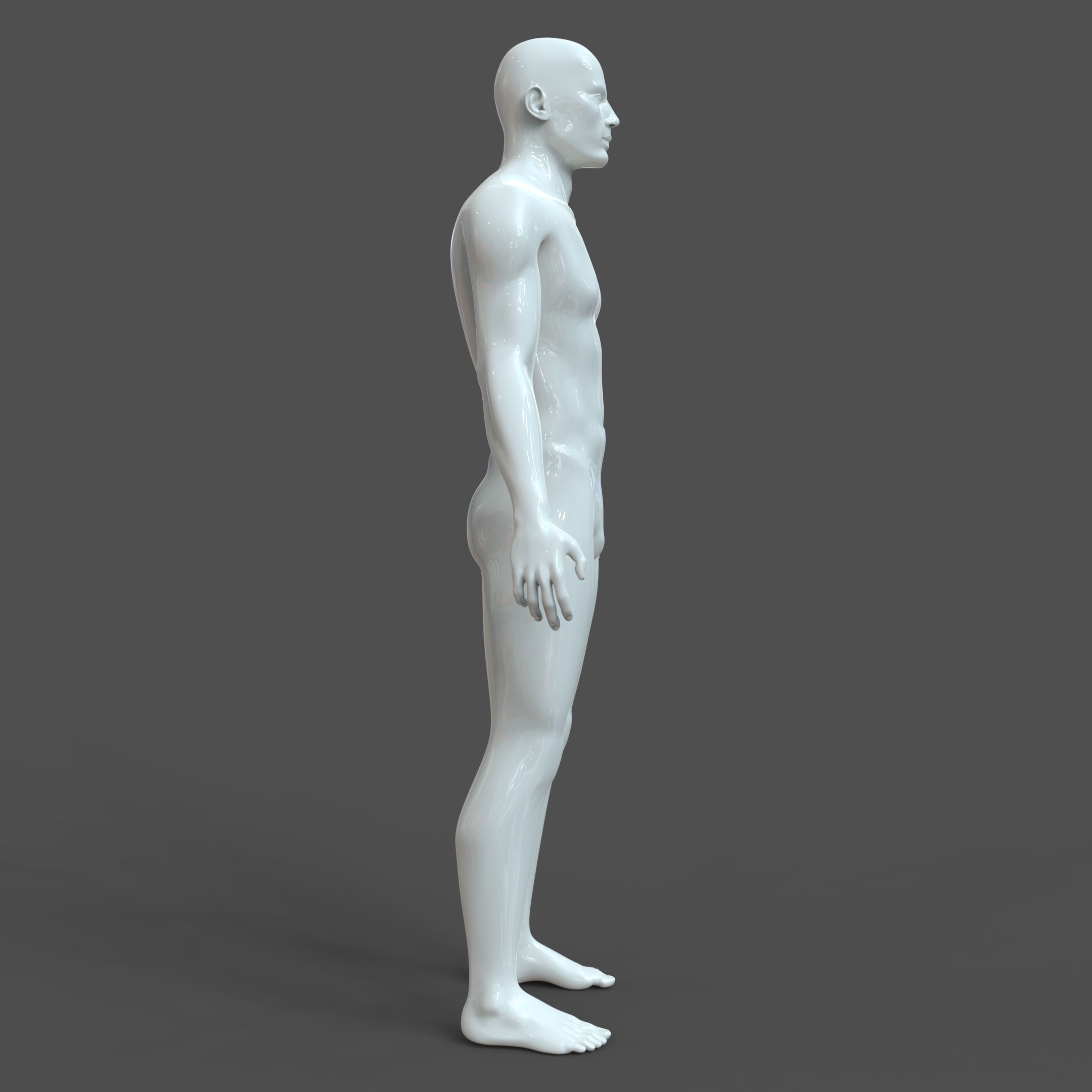 CAD-friendly Male Model M2P1D0V1 3D model_4