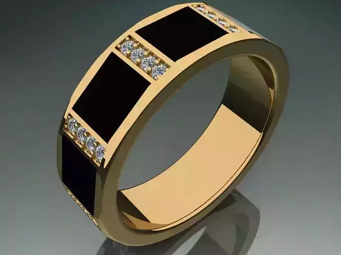 Ring with diamonds 14