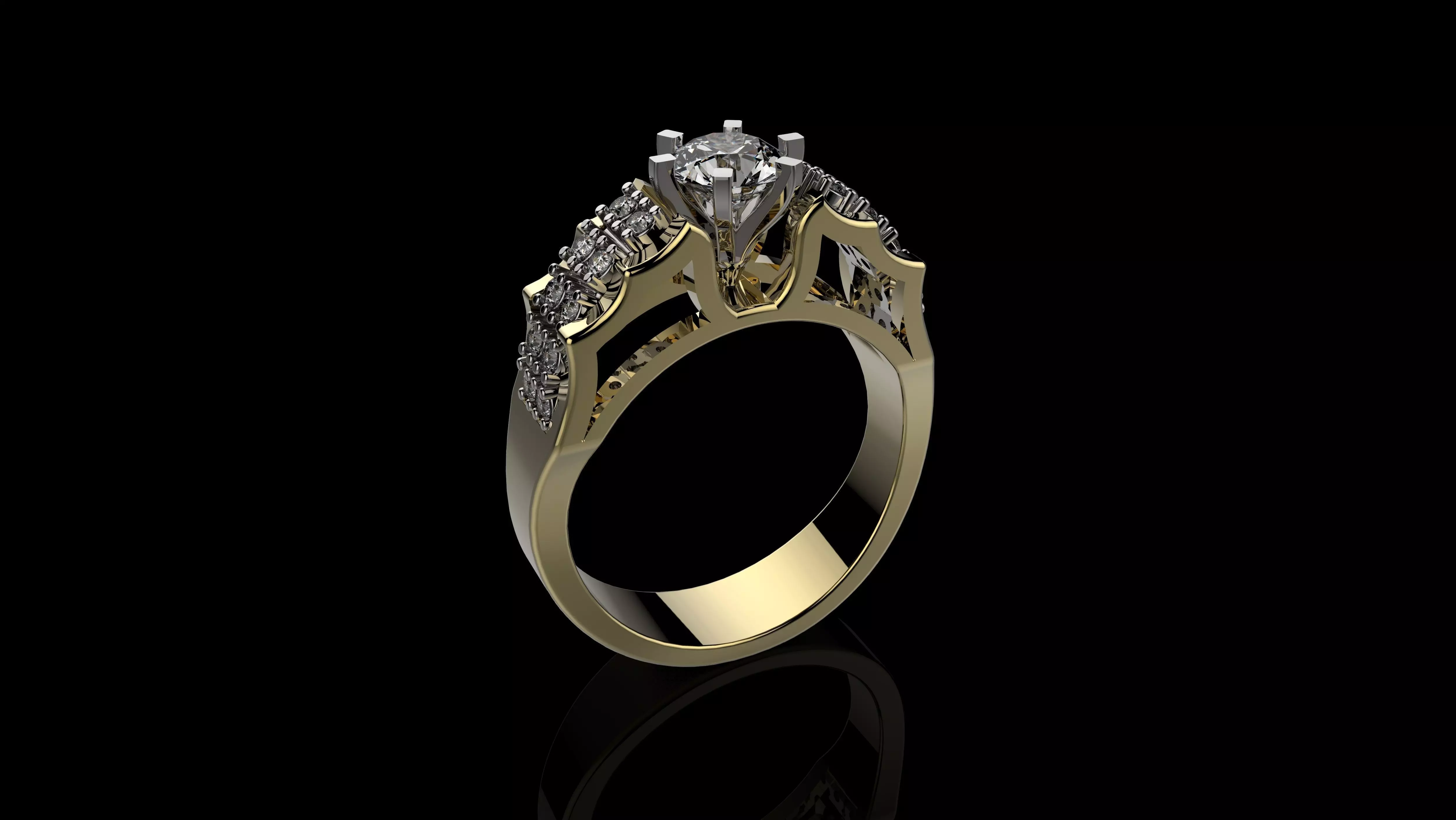 RINGS J04 3D print model_0