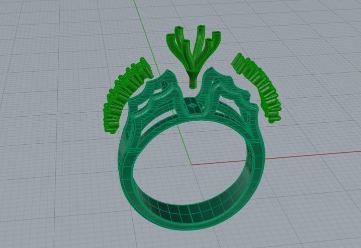 RINGS J04 3D print model_8