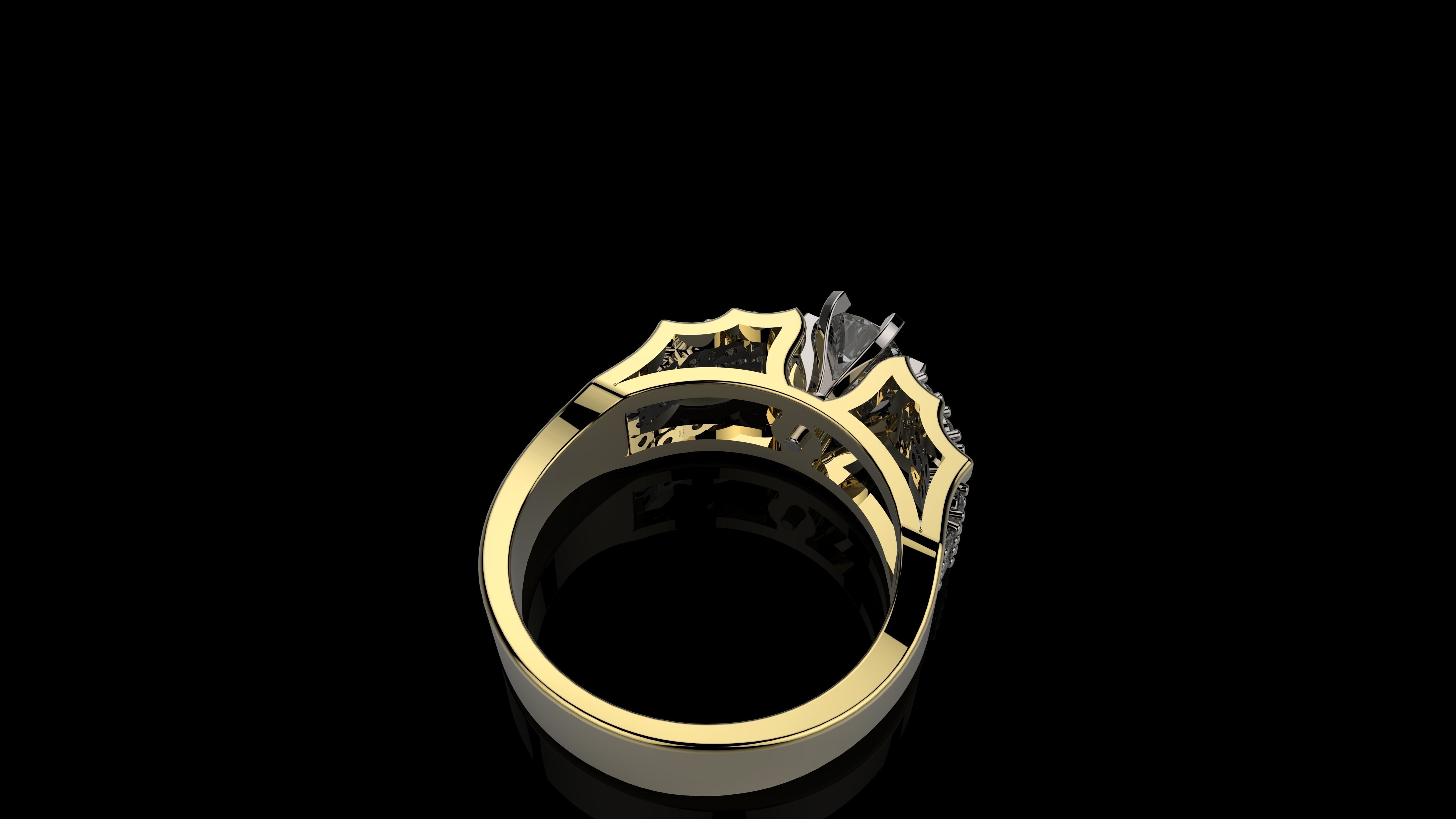 RINGS J04 3D print model_4