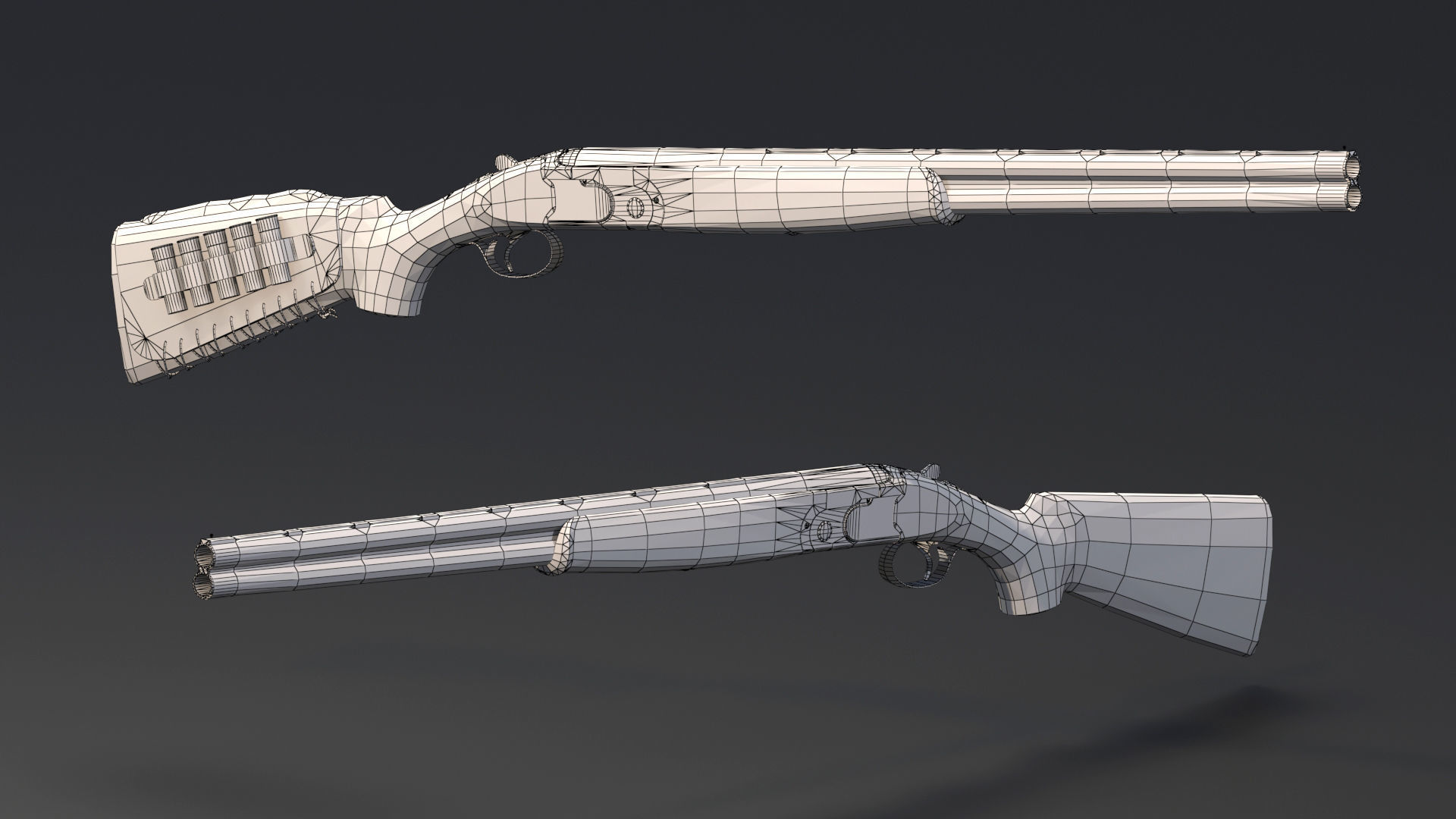 S686 Gun Low-poly 3D model Low-poly 3D model_18