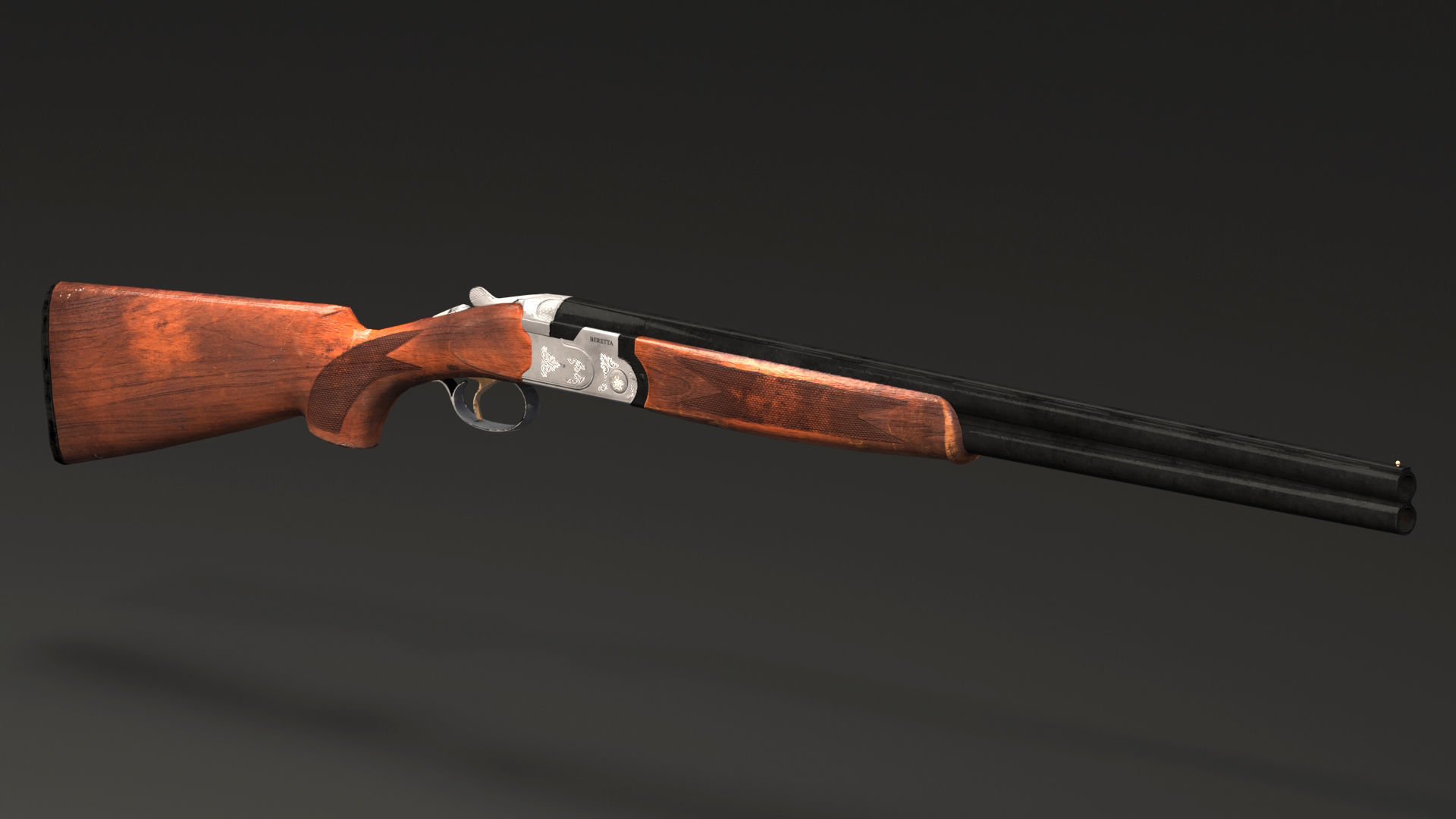 S686 Gun Low-poly 3D model Low-poly 3D model_5