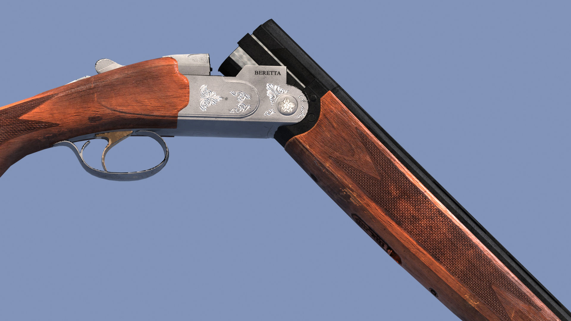 S686 Gun Low-poly 3D model Low-poly 3D model_14