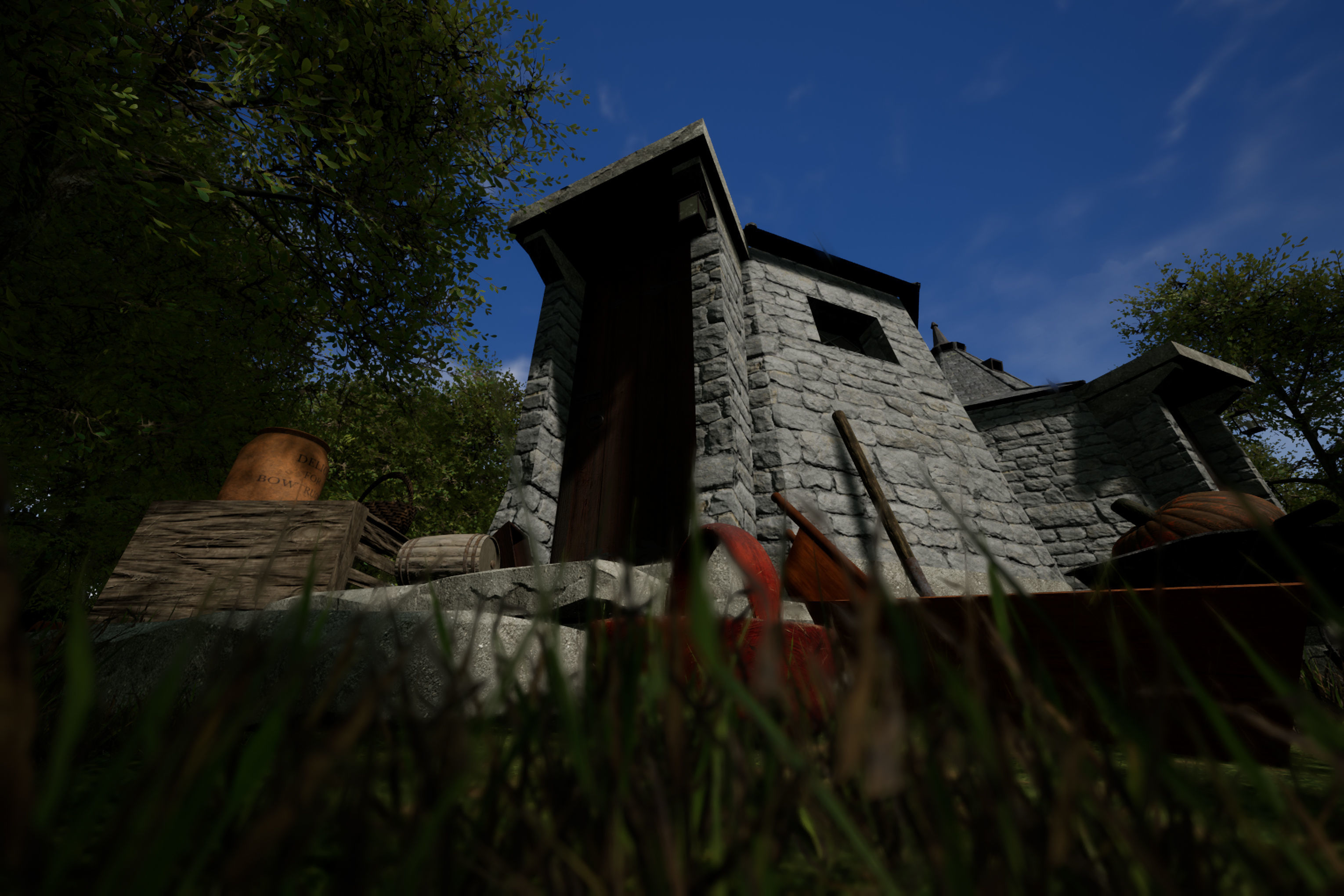 Hagrid Hut from Harry Potter Low-poly 3D model_2