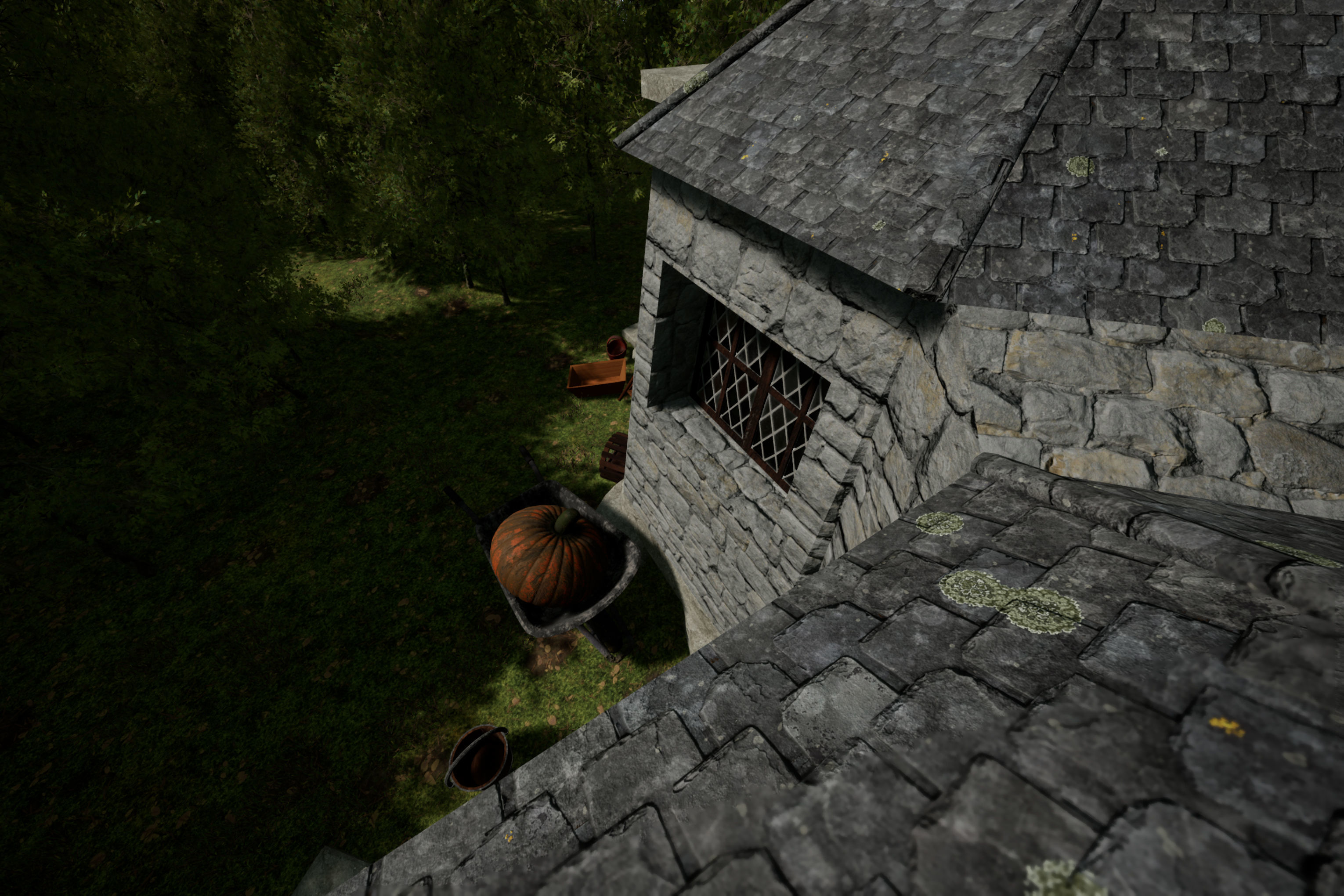 Hagrid Hut from Harry Potter Low-poly 3D model_3