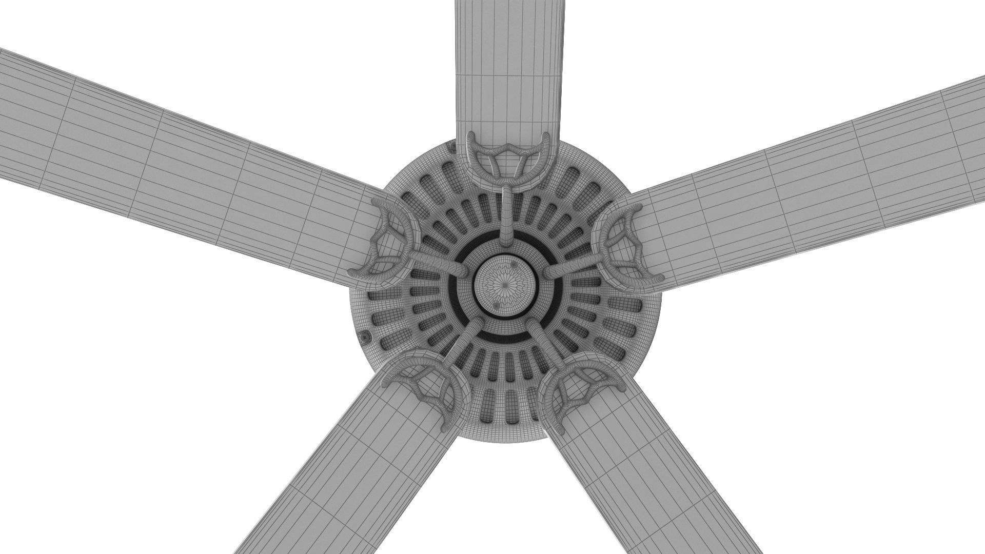  Classic Fan 3d Model 3D model_1