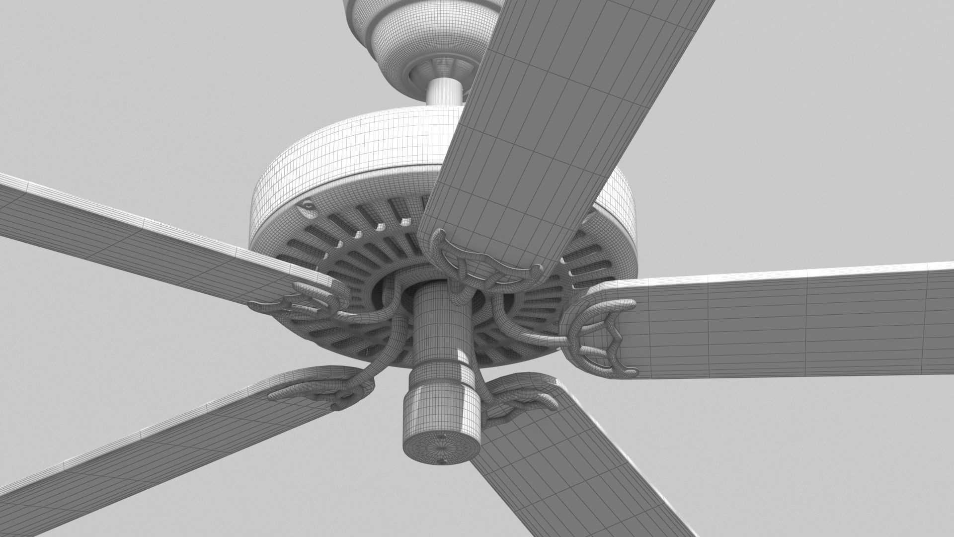  Classic Fan 3d Model 3D model_2