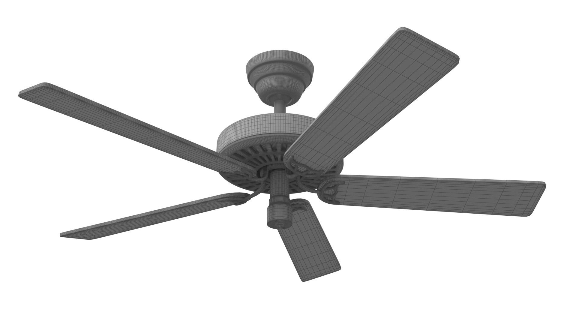  Classic Fan 3d Model 3D model_4