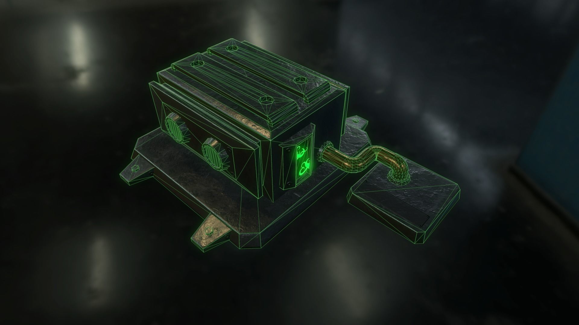 SARCOPHAGUS Low-poly 3D model_6