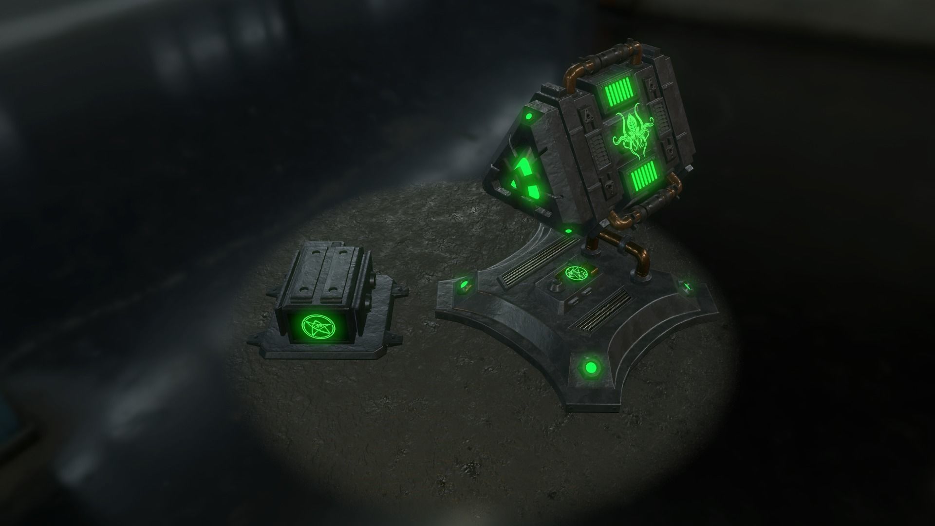 SARCOPHAGUS Low-poly 3D model_7